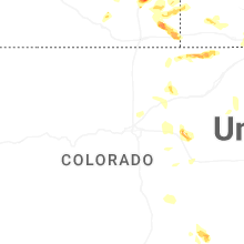 Regional Hail Map for Denver, CO - Wednesday, July 8, 2026