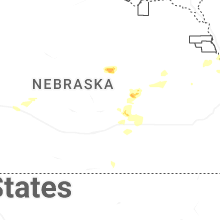 Regional Hail Map for Grand Island, NE - Wednesday, July 8, 2026