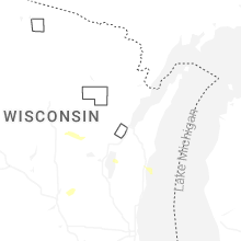 Regional Hail Map for Green Bay, WI - Wednesday, July 8, 2026