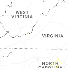 Regional Hail Map for Roanoke, VA - Wednesday, July 8, 2026