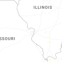 Regional Hail Map for Saint Louis, MO - Wednesday, July 8, 2026