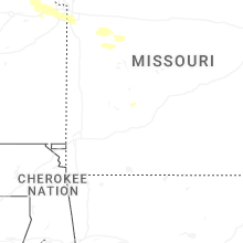 Regional Hail Map for Springfield, MO - Wednesday, July 8, 2026