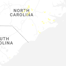 Regional Hail Map for Wilmington, NC - Wednesday, July 8, 2026