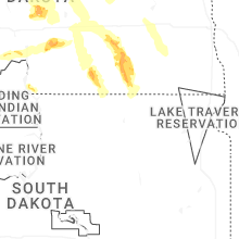 Regional Hail Map for Aberdeen, SD - Thursday, July 9, 2026