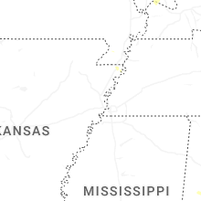 Regional Hail Map for Memphis, TN - Thursday, July 9, 2026