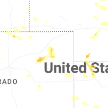 Regional Hail Map for Yuma, CO - Thursday, July 9, 2026