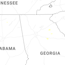 Regional Hail Map for Atlanta, GA - Friday, July 10, 2026