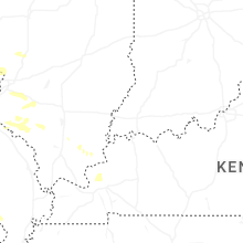 Regional Hail Map for Evansville, IN - Friday, July 10, 2026