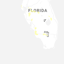 Regional Hail Map for Naples, FL - Friday, July 10, 2026