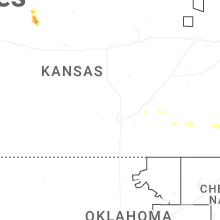 Regional Hail Map for Wichita, KS - Friday, July 10, 2026