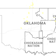 Regional Hail Map for Oklahoma City, OK - Saturday, July 11, 2026
