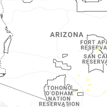 Regional Hail Map for Phoenix, AZ - Saturday, July 11, 2026