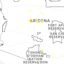 Regional Hail Map for Phoenix, AZ - Sunday, July 12, 2026