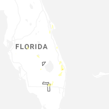 Regional Hail Map for Port Saint Lucie, FL - Sunday, July 12, 2026