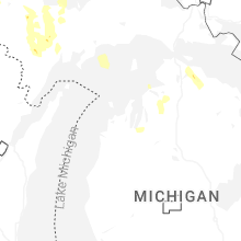 Regional Hail Map for Traverse City, MI - Sunday, July 12, 2026