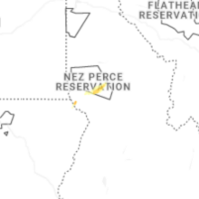 Regional Hail Map for Grangeville, ID - Thursday, July 16, 2026