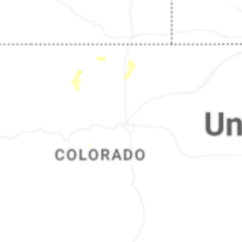 Regional Hail Map for Denver, CO - Tuesday, July 21, 2026