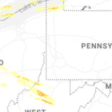 Regional Hail Map for Pittsburgh, PA - Tuesday, July 21, 2026