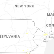 Regional Hail Map for Scranton, PA - Tuesday, July 21, 2026