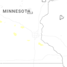 Regional Hail Map for Minneapolis, MN - Saturday, July 25, 2026