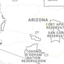 Regional Hail Map for Phoenix, AZ - Saturday, July 25, 2026