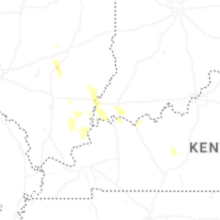 Regional Hail Map for Evansville, IN - Sunday, July 26, 2026