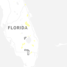 Regional Hail Map for Port Saint Lucie, FL - Sunday, July 26, 2026