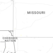 Regional Hail Map for Springfield, MO - Wednesday, July 29, 2026
