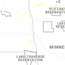 Regional Hail Map for Fargo, ND - Thursday, July 30, 2026