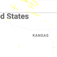 Regional Hail Map for Hays, KS - Thursday, July 30, 2026