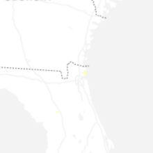 Regional Hail Map for Jacksonville, FL - Thursday, July 30, 2026