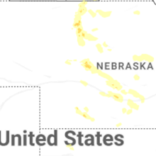 Regional Hail Map for North Platte, NE - Thursday, July 30, 2026