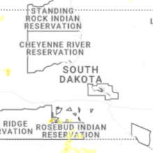 Regional Hail Map for Pierre, SD - Thursday, July 30, 2026