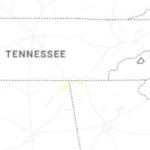 Regional Hail Map for Chattanooga, TN - Saturday, August 1, 2026