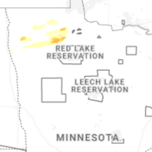 Regional Hail Map for Bemidji, MN - Sunday, August 2, 2026