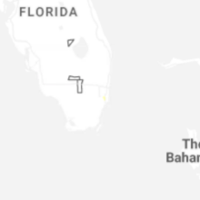Regional Hail Map for Miami, FL - Monday, August 3, 2026