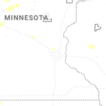 Regional Hail Map for Minneapolis, MN - Monday, August 3, 2026