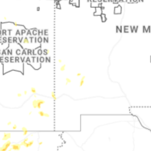 Regional Hail Map for Silver City, NM - Monday, August 3, 2026