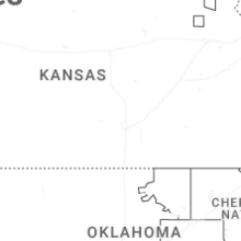 Regional Hail Map for Wichita, KS - Wednesday, August 5, 2026