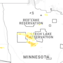 Regional Hail Map for Bemidji, MN - Thursday, August 6, 2026
