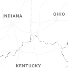 Regional Hail Map for Cincinnati, OH - Thursday, August 6, 2026