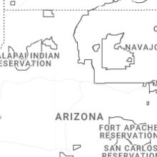 Regional Hail Map for Flagstaff, AZ - Thursday, August 6, 2026