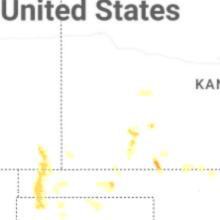 Regional Hail Map for Garden City, KS - Thursday, August 6, 2026