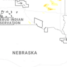 Regional Hail Map for Oneill, NE - Thursday, August 6, 2026