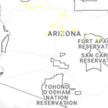 Regional Hail Map for Phoenix, AZ - Thursday, August 6, 2026
