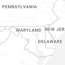 Regional Hail Map for Baltimore, MD - Friday, August 7, 2026