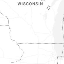Regional Hail Map for Madison, WI - Friday, August 7, 2026