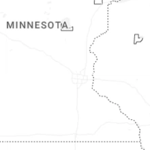 Regional Hail Map for Minneapolis, MN - Saturday, August 8, 2026