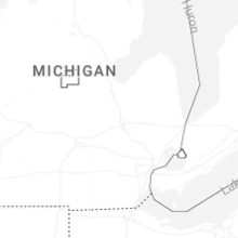 Regional Hail Map for Flint, MI - Sunday, August 9, 2026