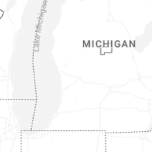Regional Hail Map for Grand Rapids, MI - Sunday, August 9, 2026
